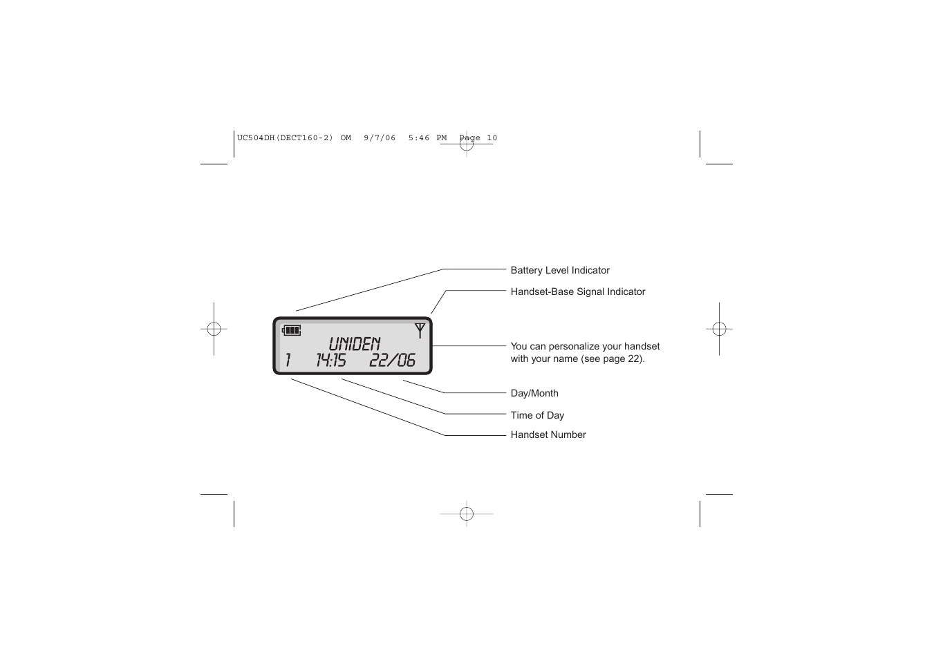 Uniden DECT160 User Manual | Page 11 / 56