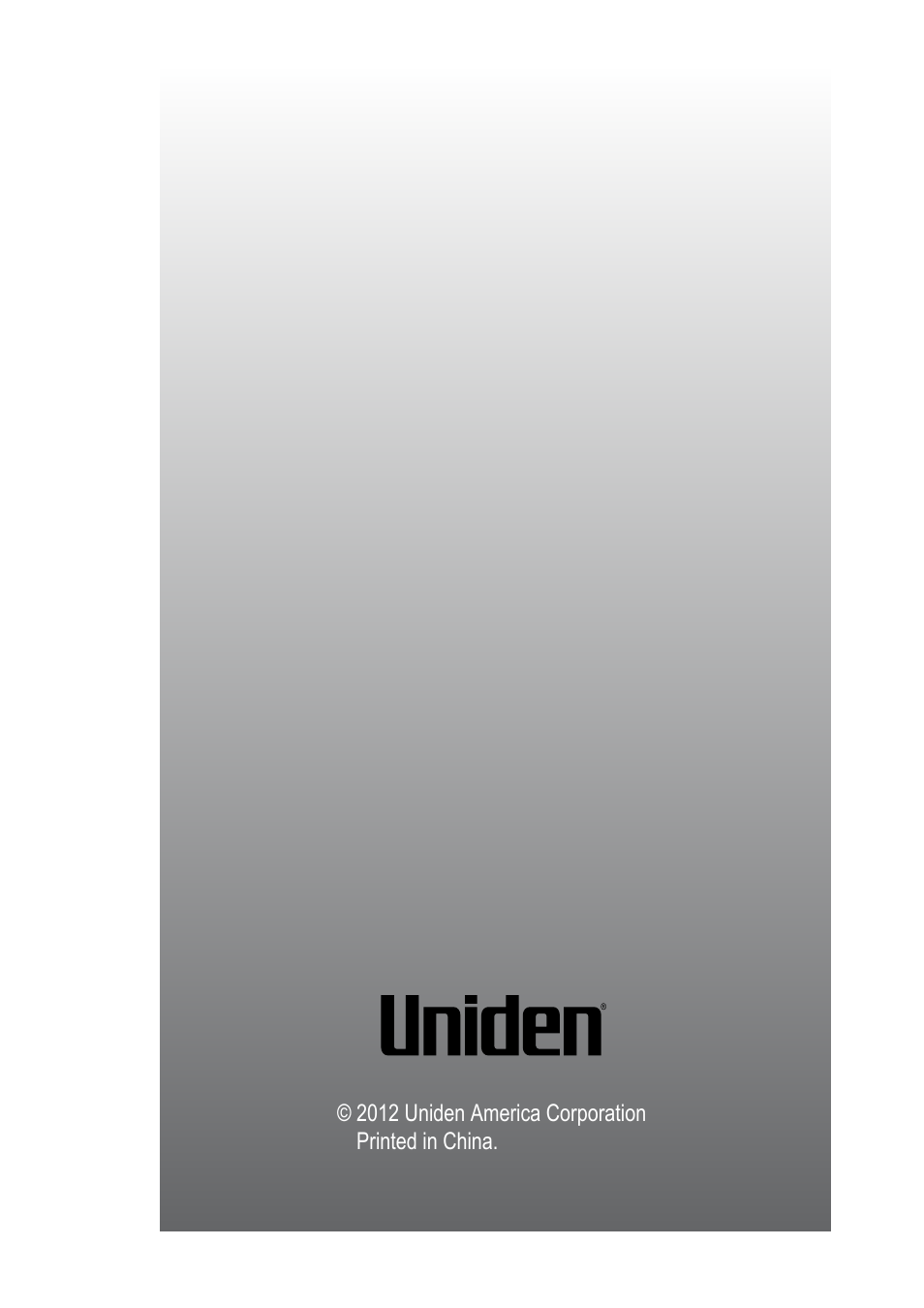 Uniden UBW2101 User Manual | Page 22 / 22