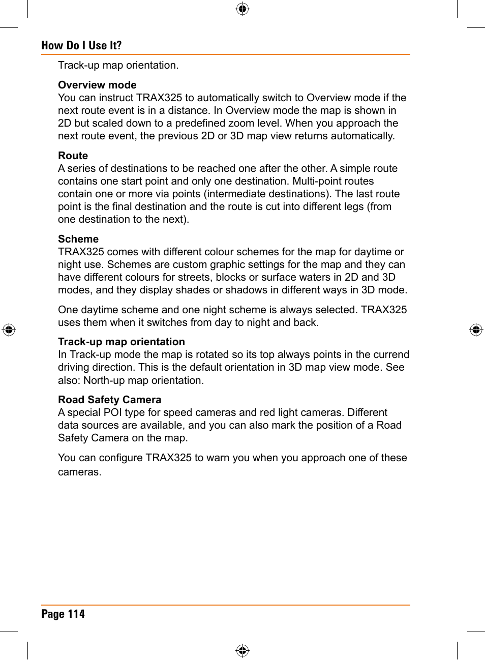 Uniden TRAX325 User Manual | Page 114 / 120