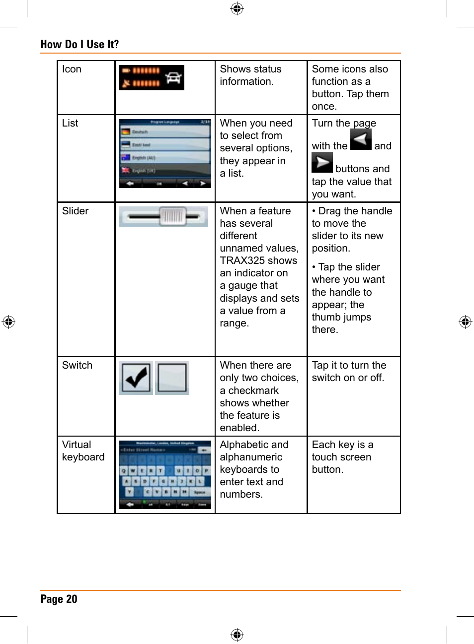 Uniden TRAX325 User Manual | Page 20 / 120