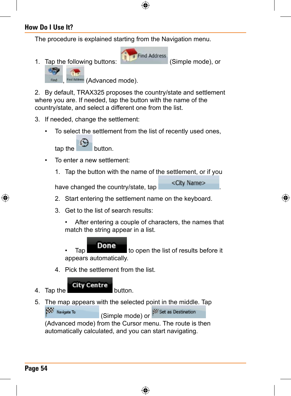 Uniden TRAX325 User Manual | Page 54 / 120