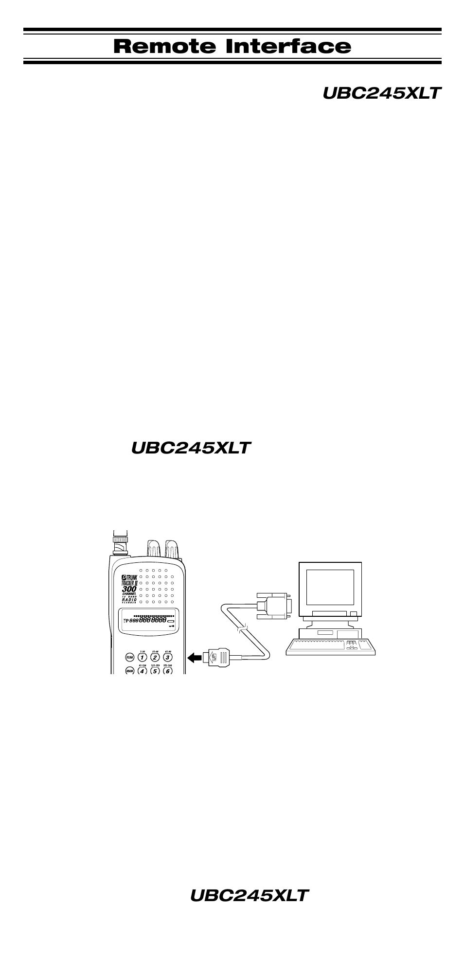 Remote interface, Connecting the scanner, Batt | Uniden UBC 245XLT User Manual | Page 66 / 90