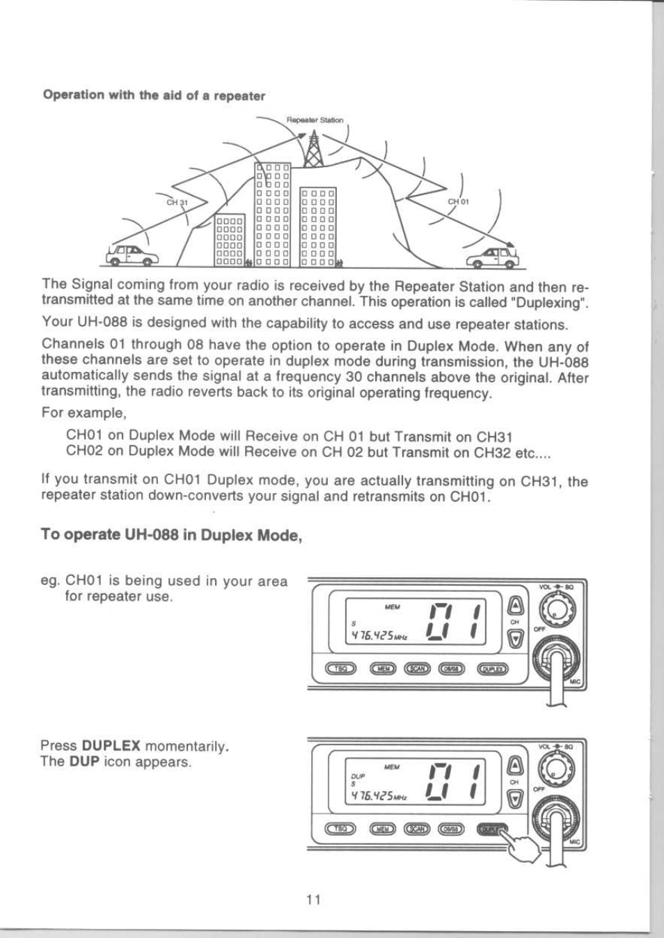 Uniden UH-088 User Manual | Page 12 / 32