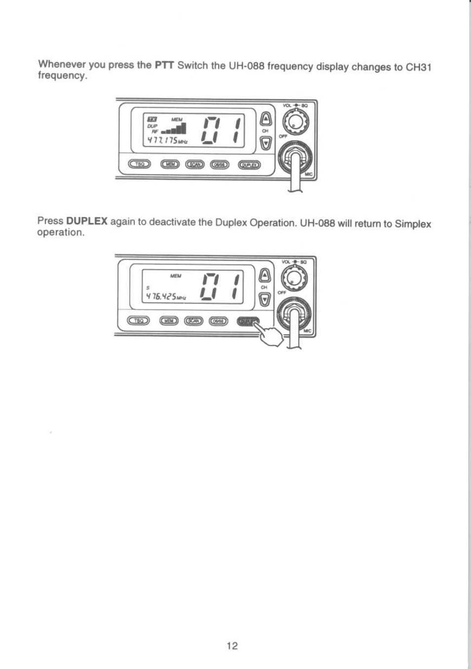 Uniden UH-088 User Manual | Page 13 / 32