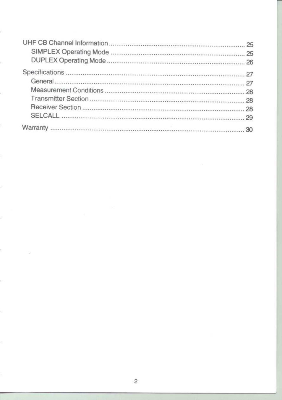 Uniden UH-088 User Manual | Page 3 / 32