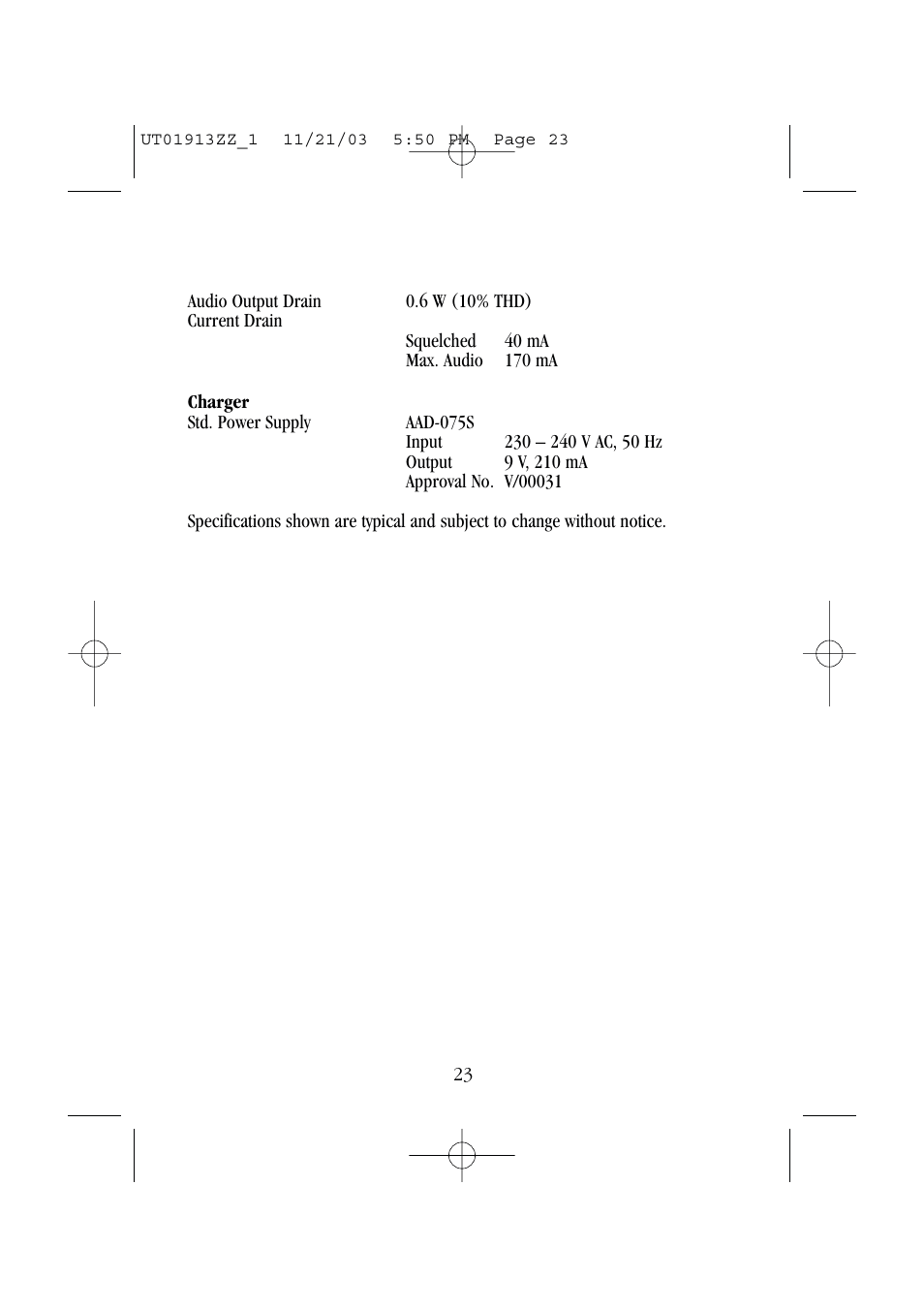 Uniden UH075 User Manual | Page 25 / 30