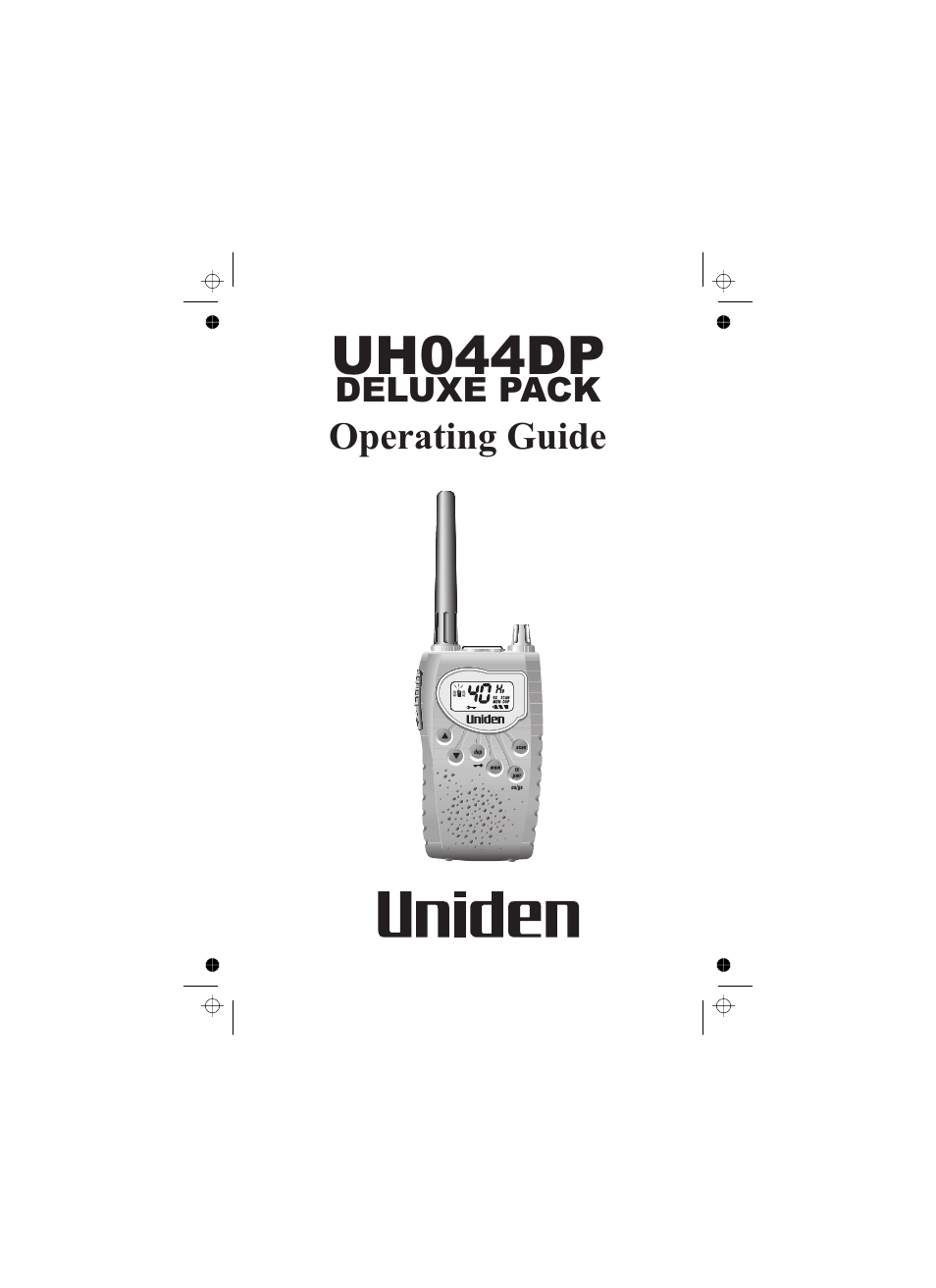 Uniden UH044DP User Manual | 24 pages