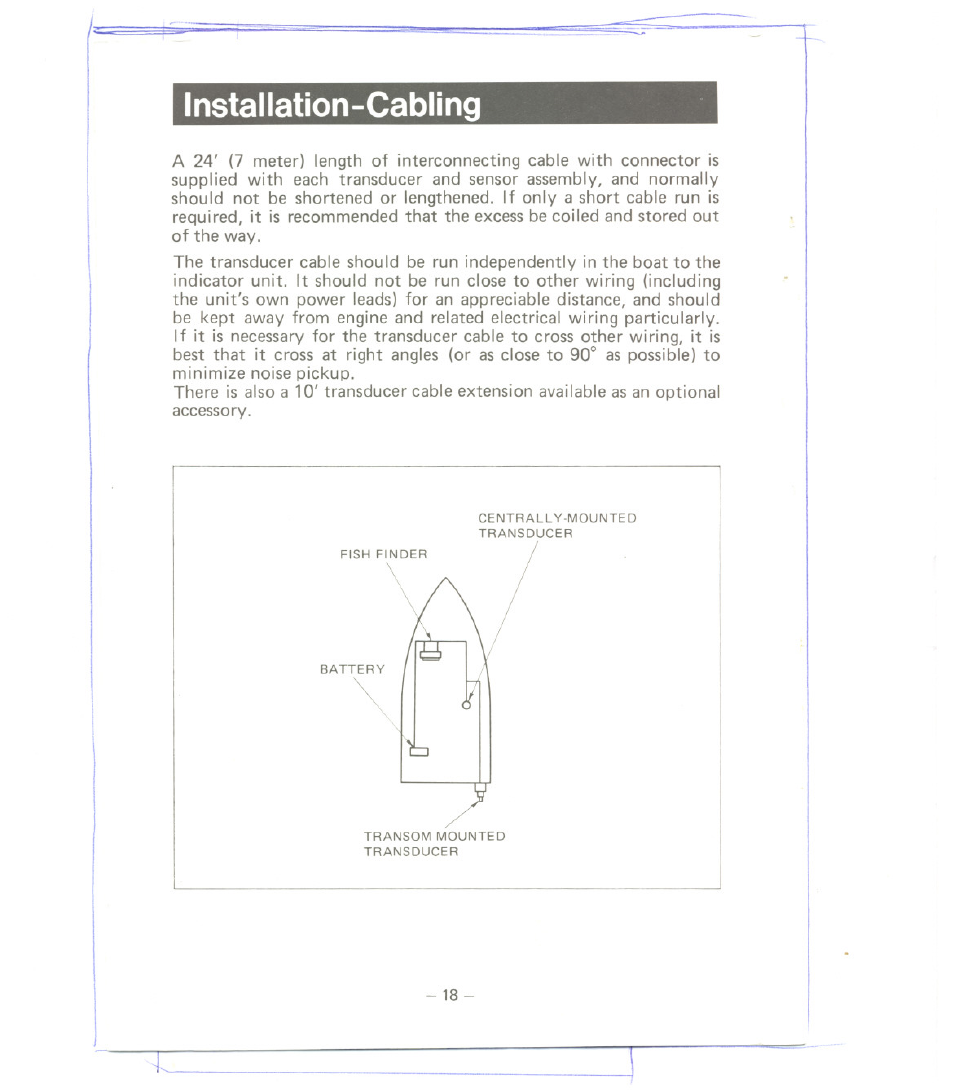 Installation-cabling | Uniden MC 800 User Manual | Page 21 / 42