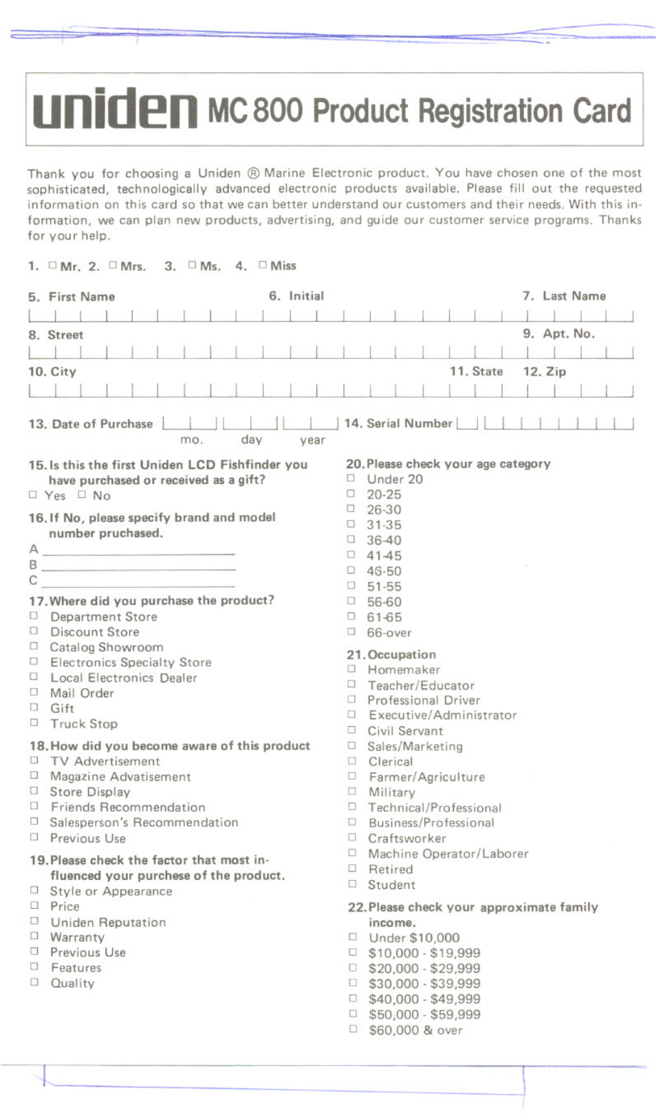 I i 1_____ ^_1_^^___ ьл, J__ i__ ^^^^_______ i__j, B _______ _____________ c | Uniden MC 800 User Manual | Page 40 / 42