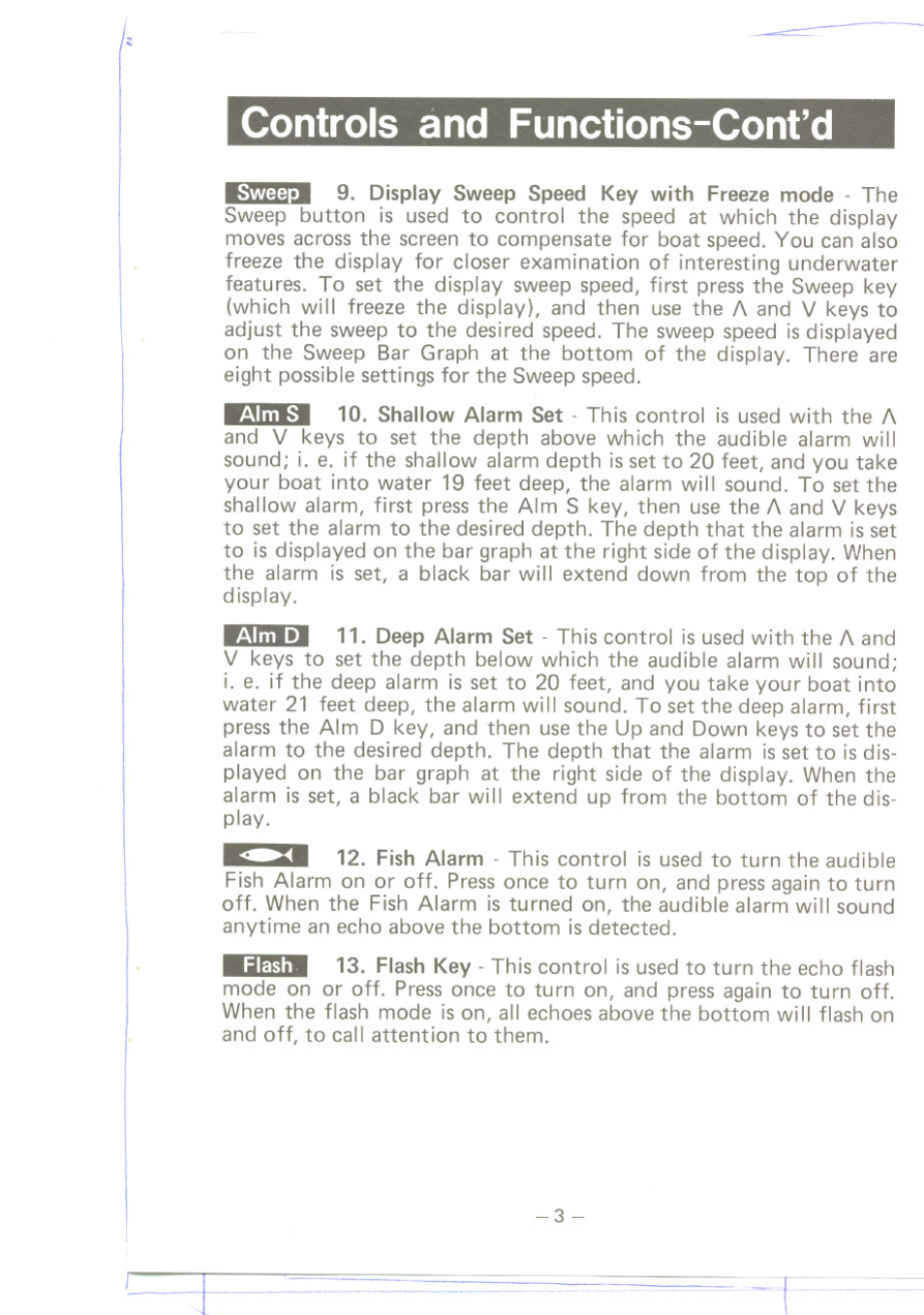 Controls and functions-cont’d | Uniden MC 800 User Manual | Page 6 / 42