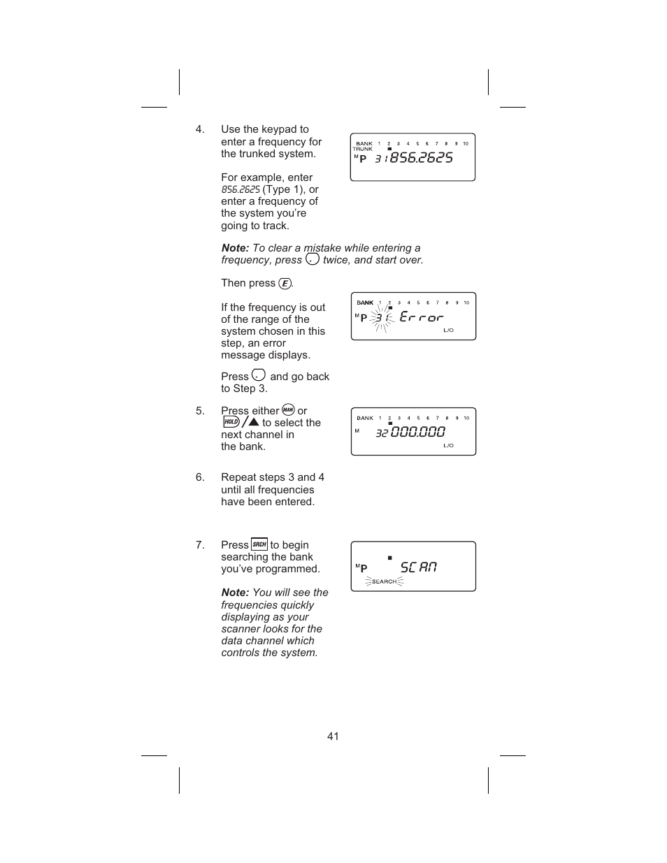 Uniden BC245XLT User Manual | Page 45 / 90