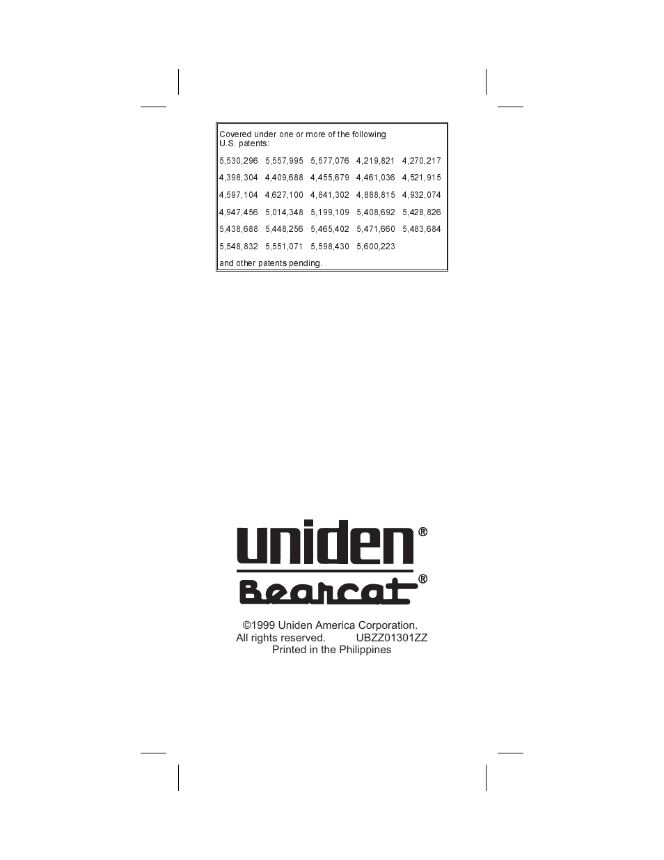 Uniden BC245XLT User Manual | Page 90 / 90