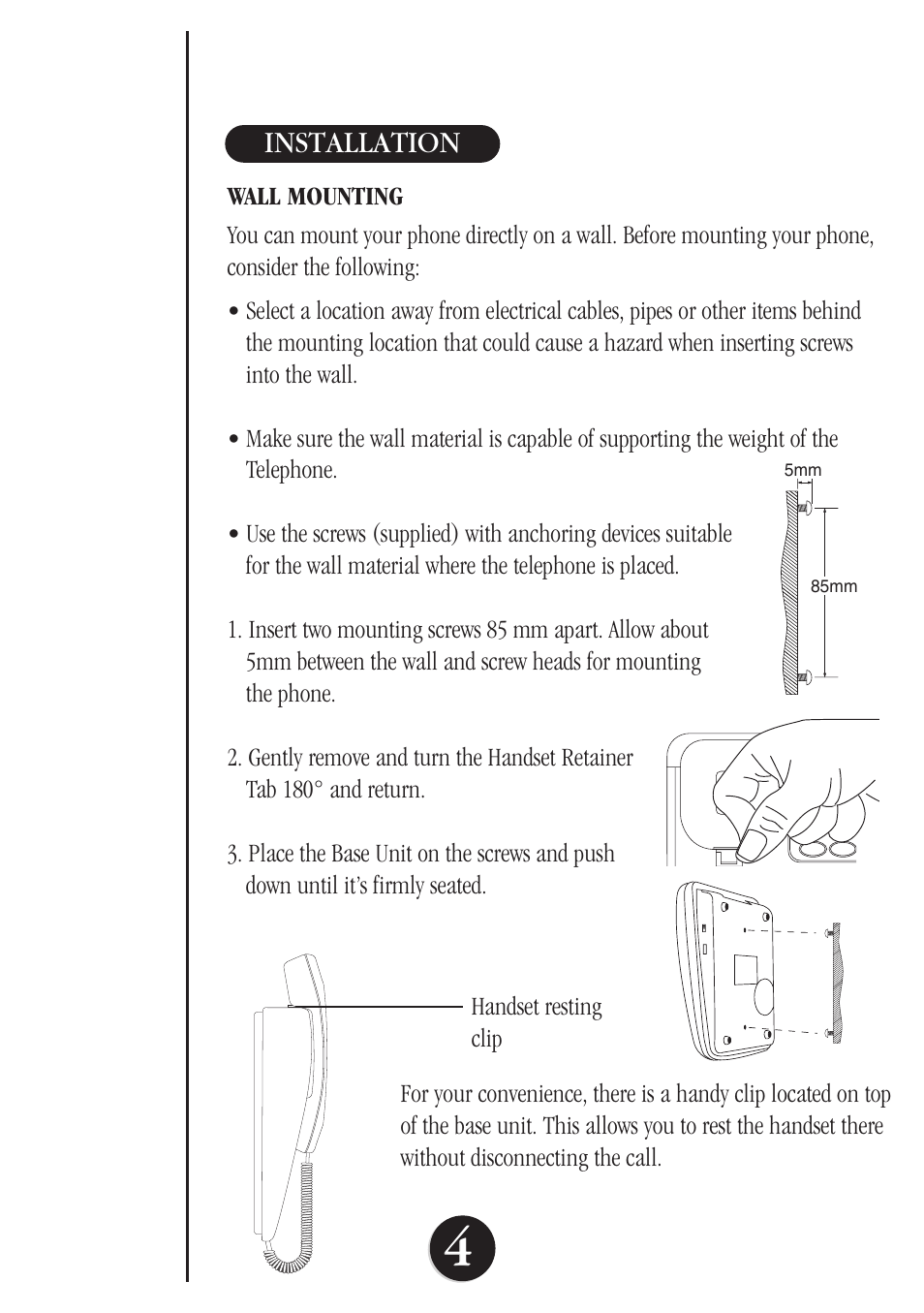 Uniden FP098 User Manual | Page 5 / 8