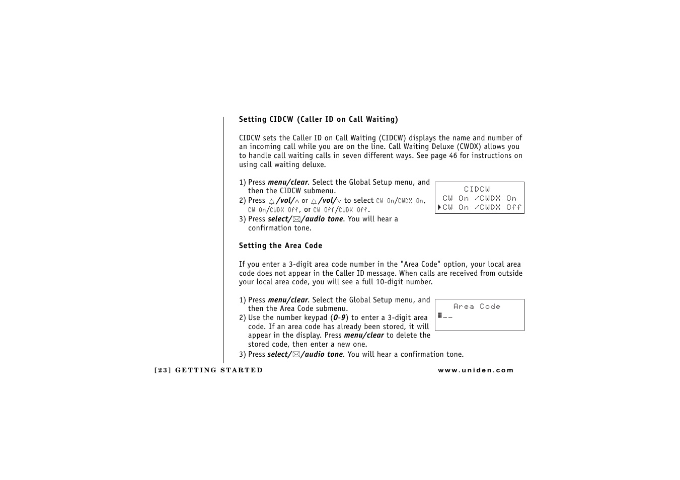 Uniden DCT 746M User Manual | Page 24 / 69