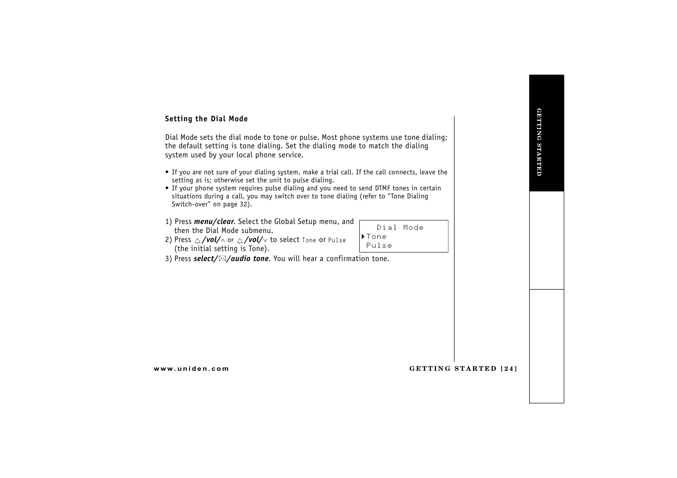 Uniden DCT 746M User Manual | Page 25 / 69