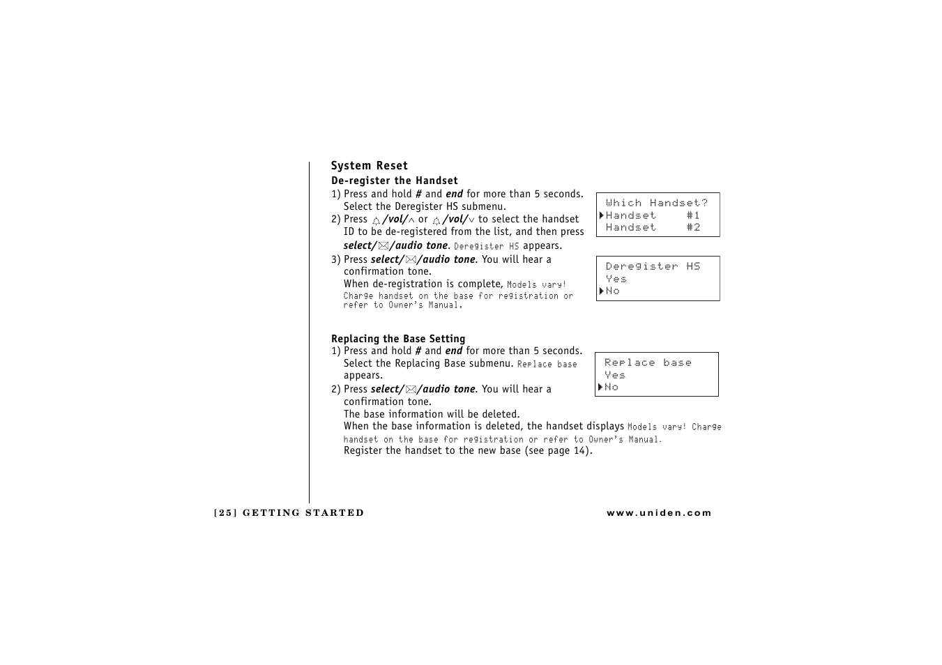 Uniden DCT 746M User Manual | Page 26 / 69