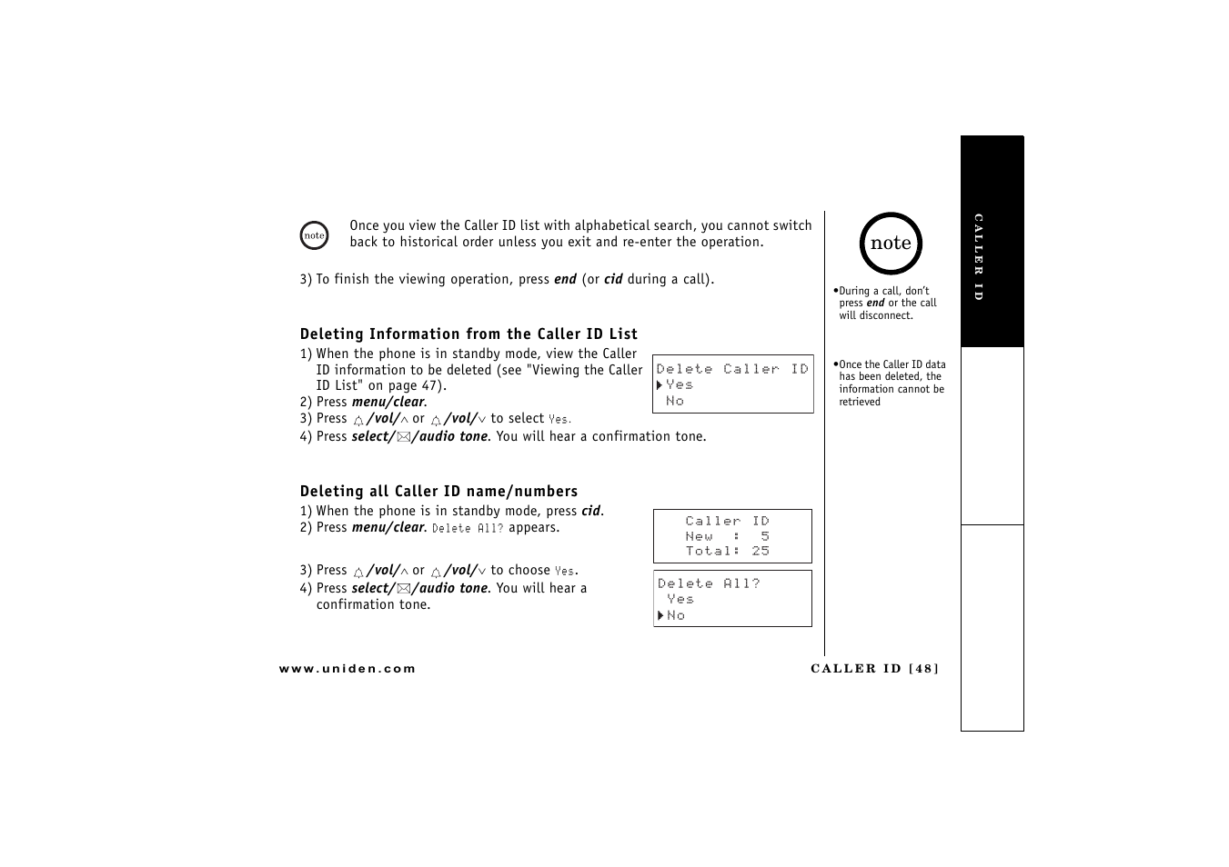 Uniden DCT 746M User Manual | Page 49 / 69