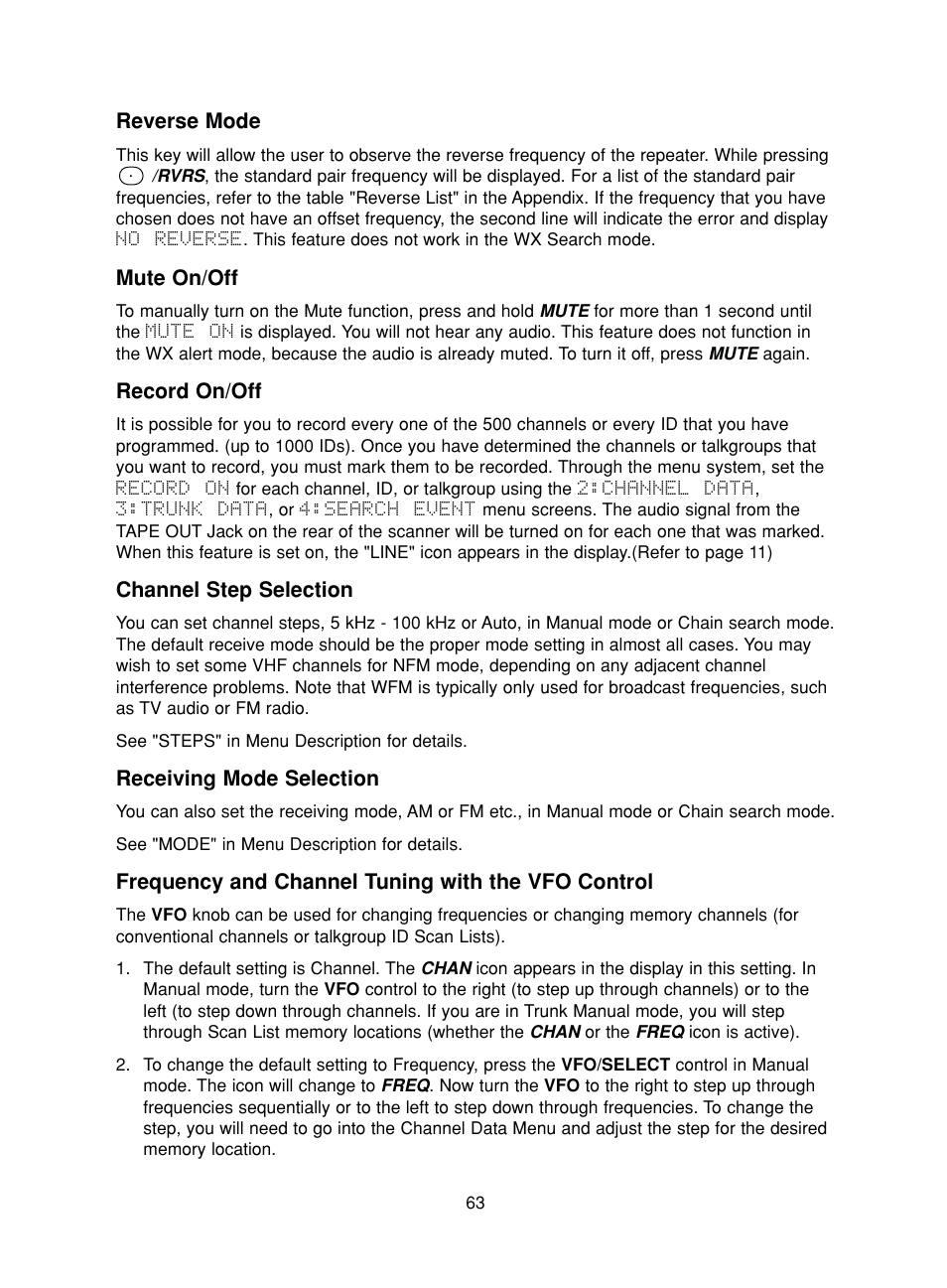 Uniden BC780XLT User Manual | Page 71 / 92