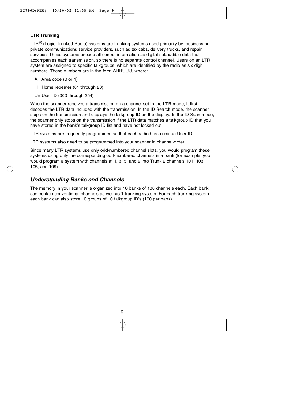 Uniden BC796D APC0 25 User Manual | Page 15 / 84