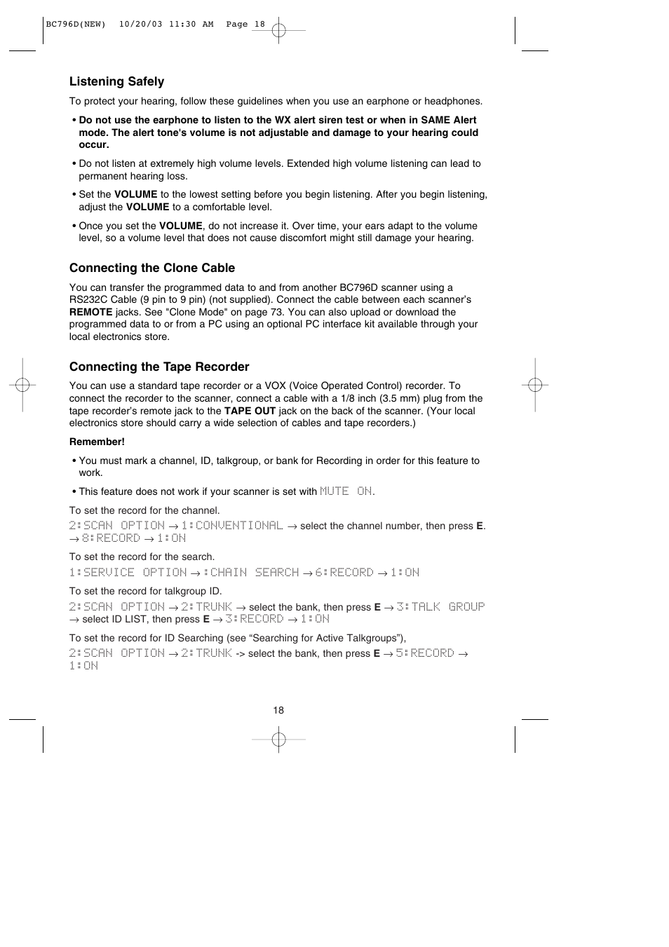 Uniden BC796D APC0 25 User Manual | Page 24 / 84