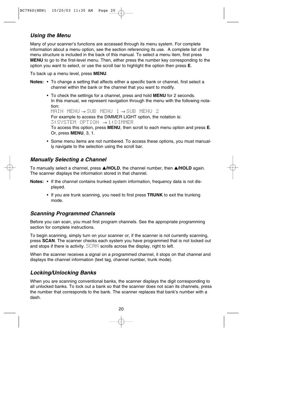 Uniden BC796D APC0 25 User Manual | Page 26 / 84