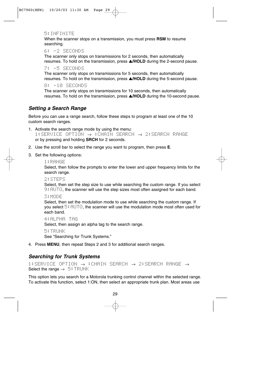 Uniden BC796D APC0 25 User Manual | Page 35 / 84