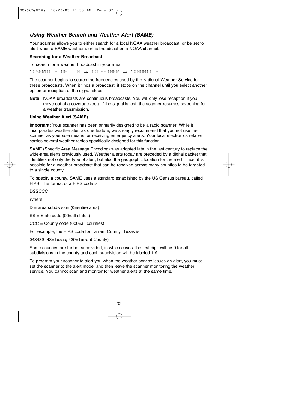 Uniden BC796D APC0 25 User Manual | Page 38 / 84