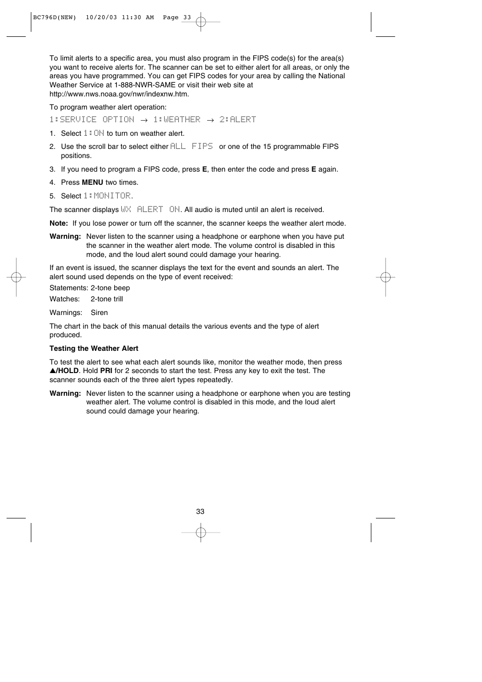 Uniden BC796D APC0 25 User Manual | Page 39 / 84