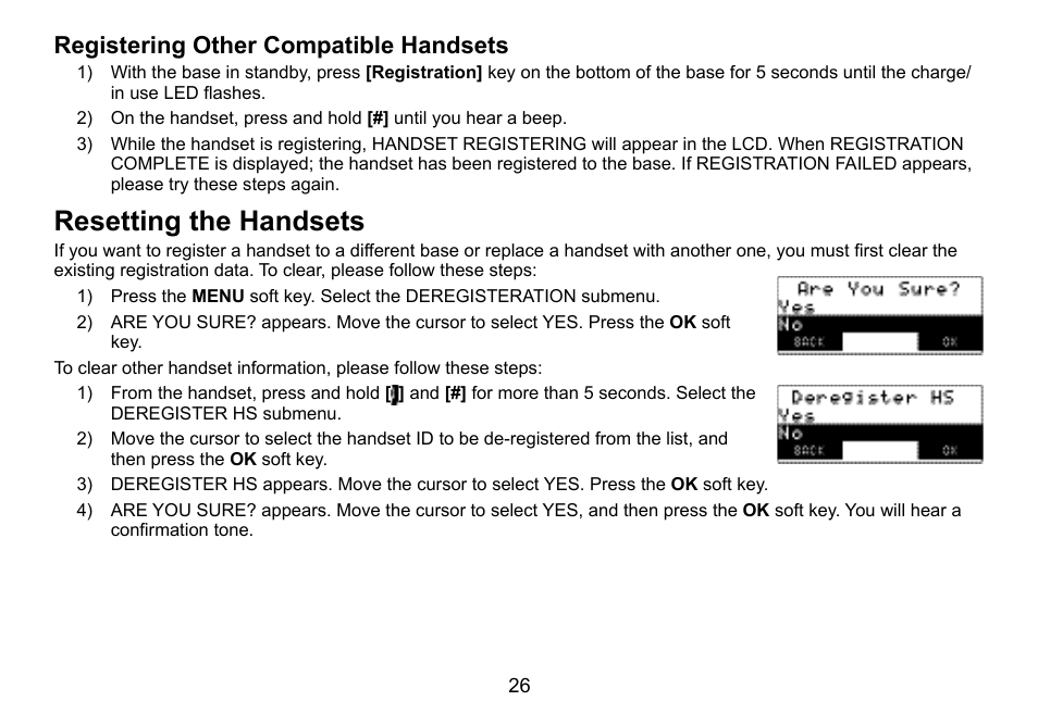 Resetting.the.handsets | Uniden TWX977 User Manual | Page 27 / 68