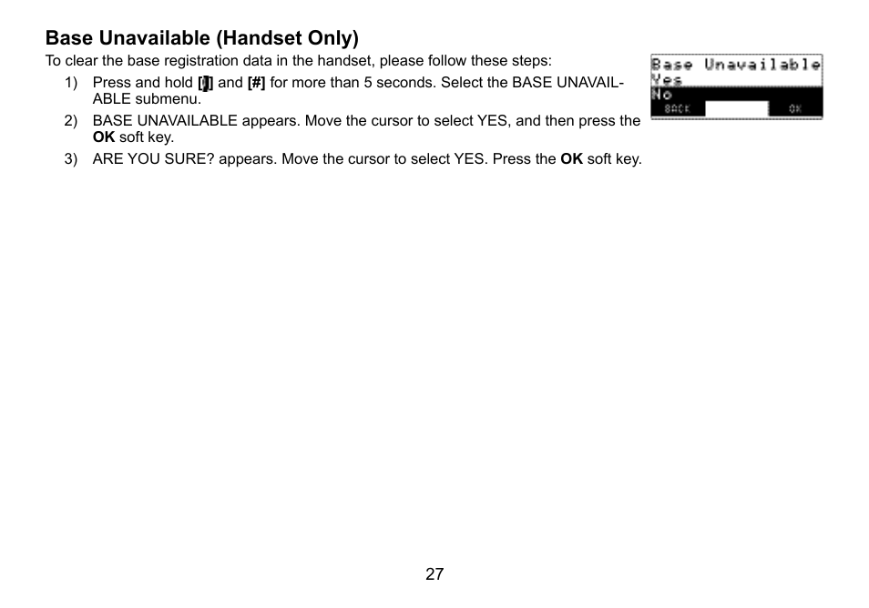 Base.unavailable.(handset.only) | Uniden TWX977 User Manual | Page 28 / 68