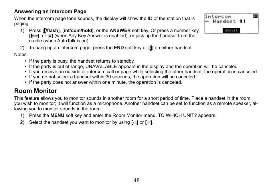 Room.monitor | Uniden TWX977 User Manual | Page 49 / 68