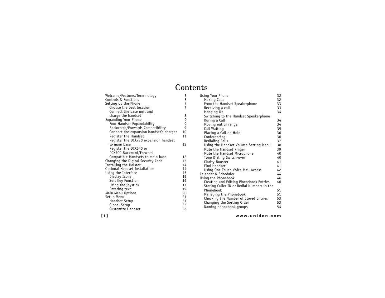Uniden DMX 776 User Manual | Page 2 / 84