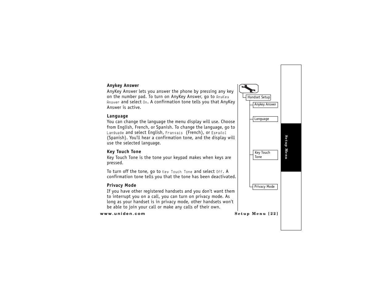 Uniden DMX 776 User Manual | Page 23 / 84