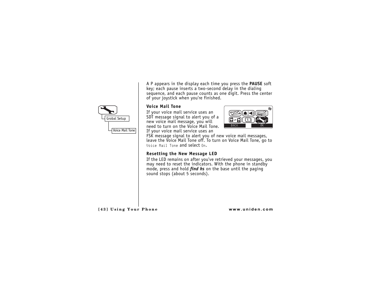 Uniden DMX 776 User Manual | Page 44 / 84