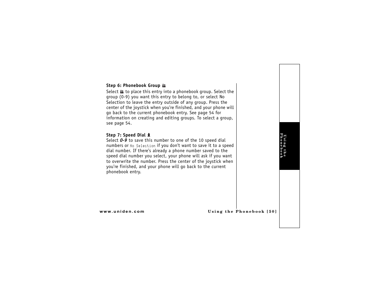 Uniden DMX 776 User Manual | Page 51 / 84