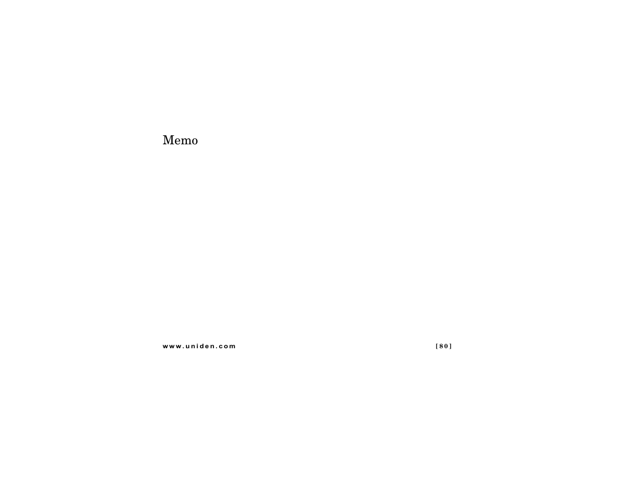 Uniden DMX 776 User Manual | Page 81 / 84