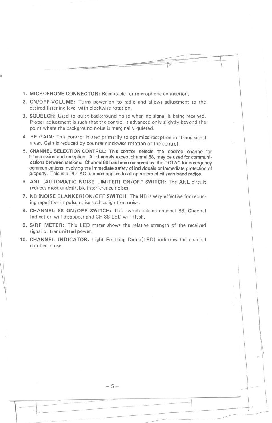 Uniden SEA-DOLPHIN MC2700 User Manual | Page 6 / 8