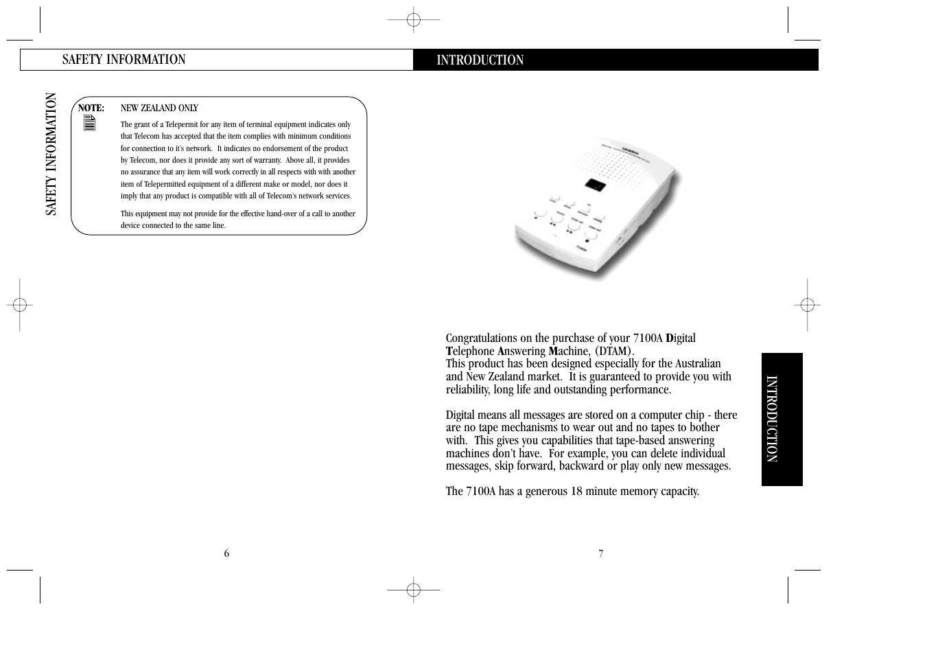 Introduction | Uniden 7100A User Manual | Page 4 / 21