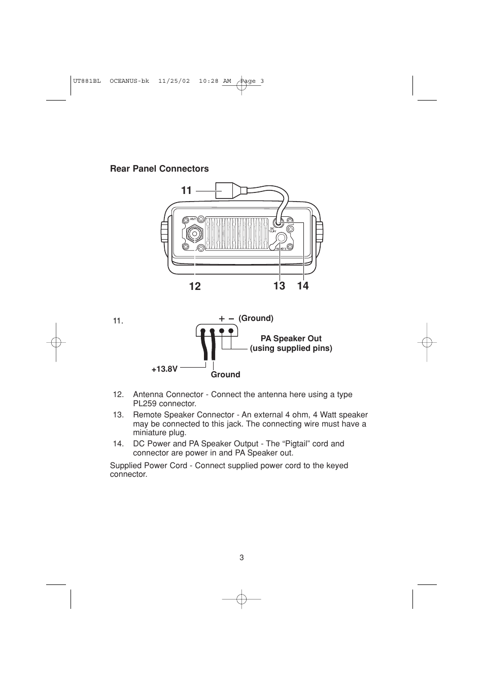 Uniden LTD1025 User Manual | Page 6 / 24