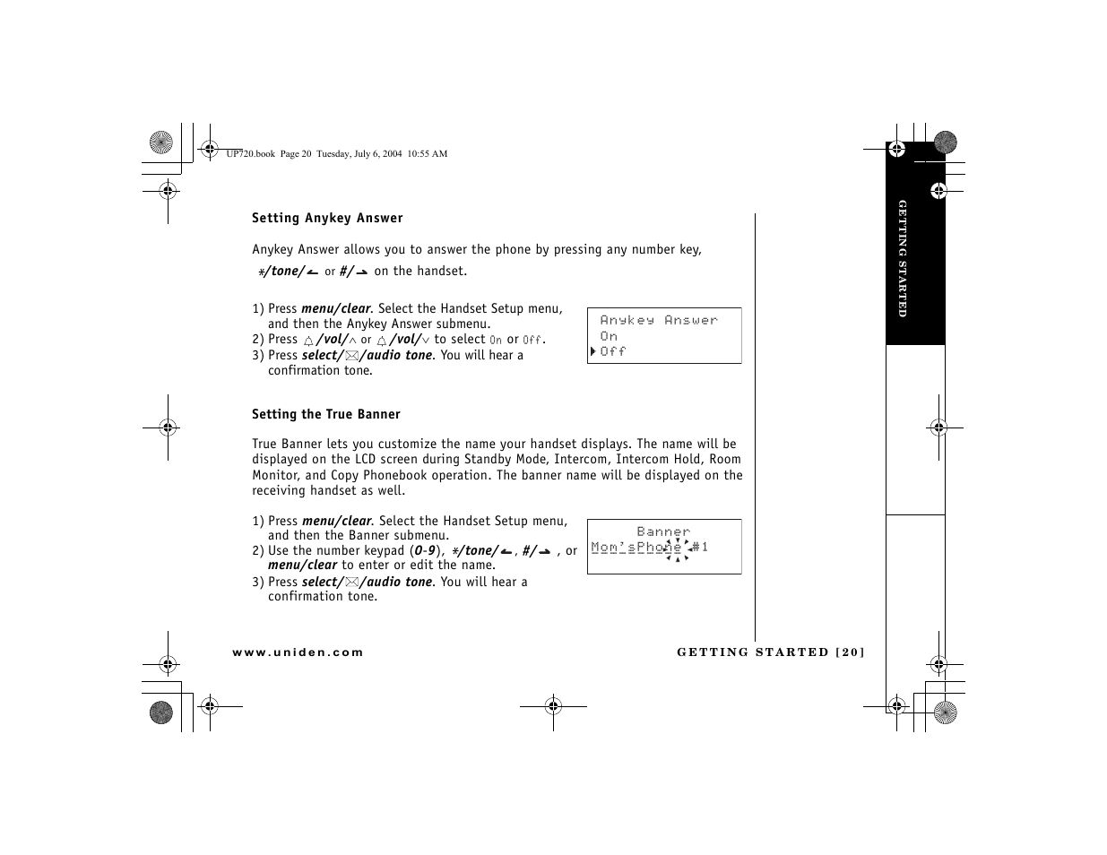 Uniden DCT 748 User Manual | Page 21 / 84