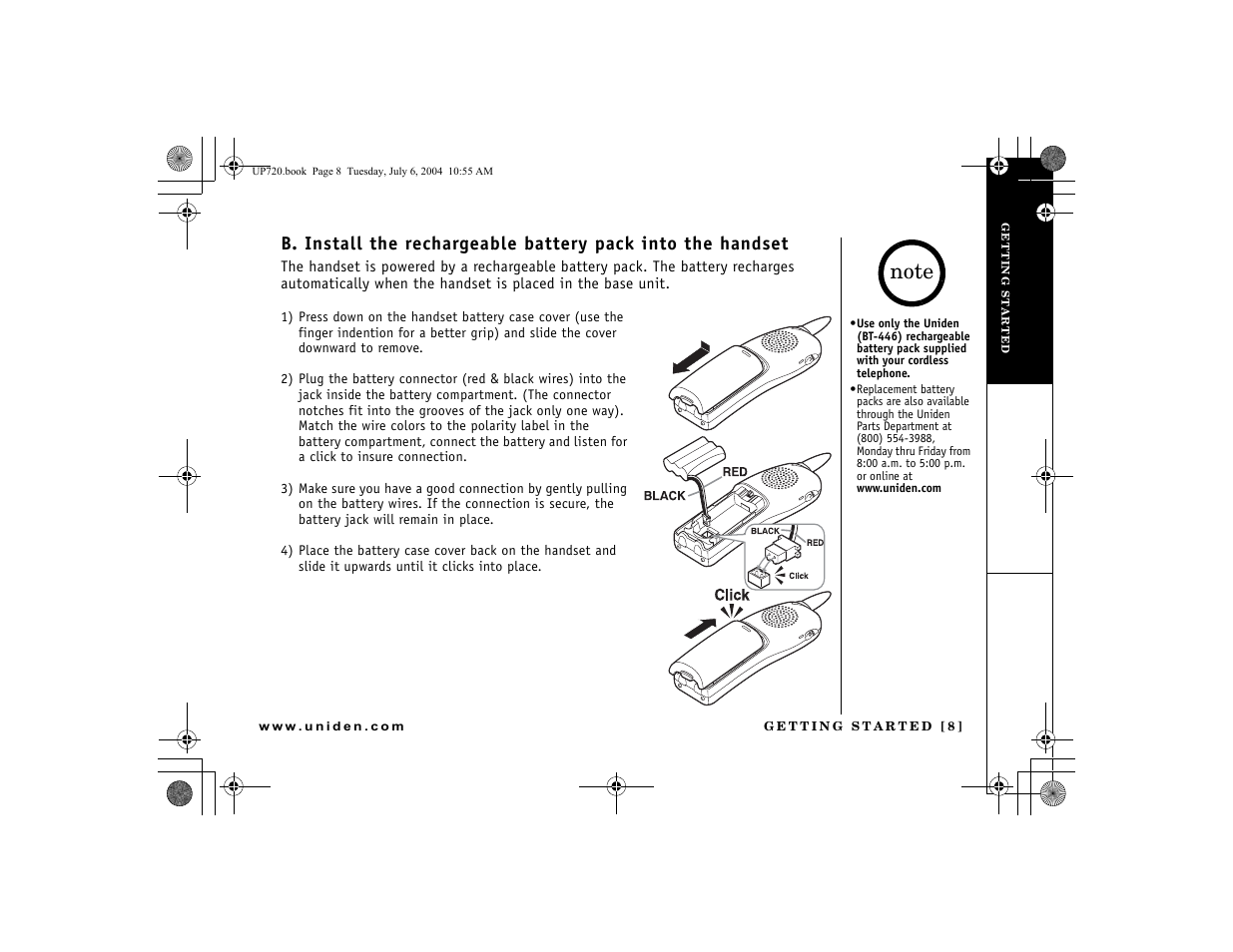 Uniden DCT 748 User Manual | Page 9 / 84