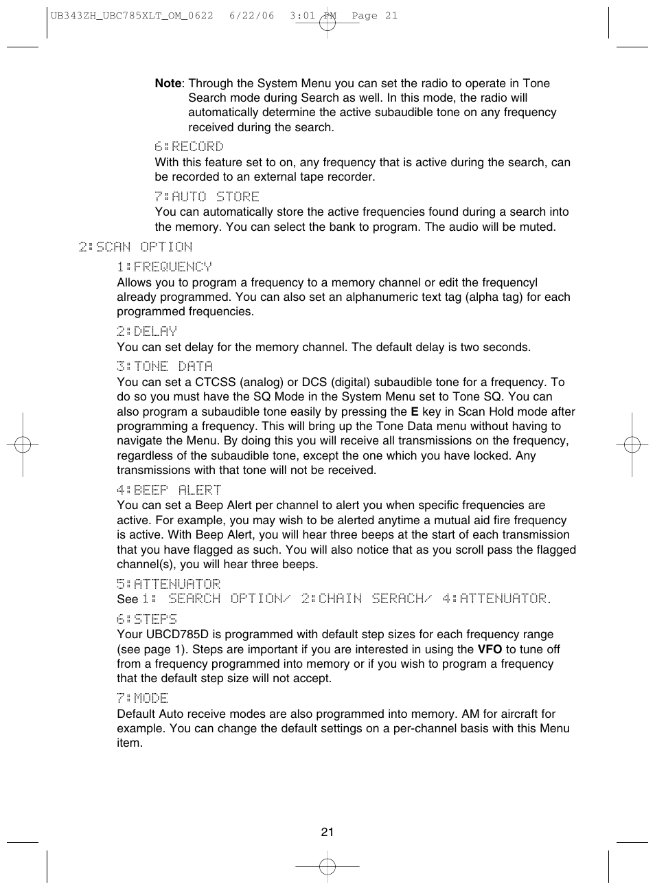Uniden UBC785XLT User Manual | Page 25 / 60