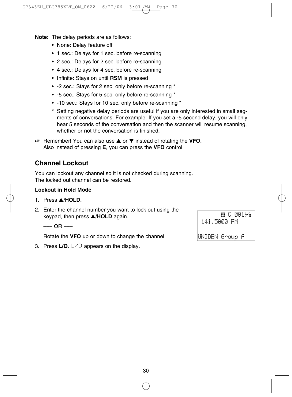 Uniden UBC785XLT User Manual | Page 34 / 60