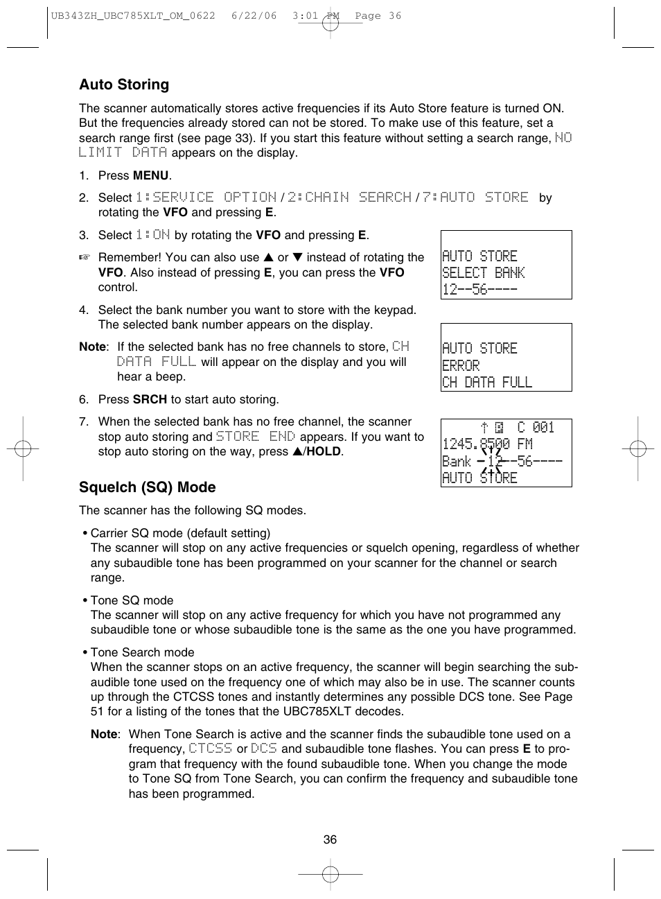 Uniden UBC785XLT User Manual | Page 40 / 60
