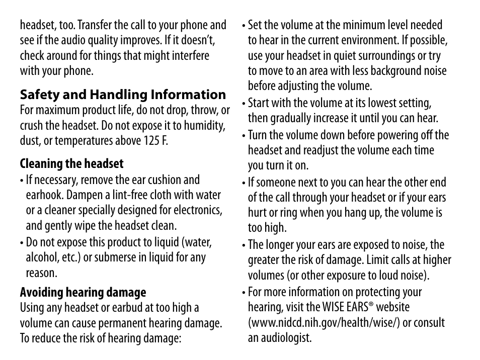 Uniden BT109 User Manual | Page 12 / 16