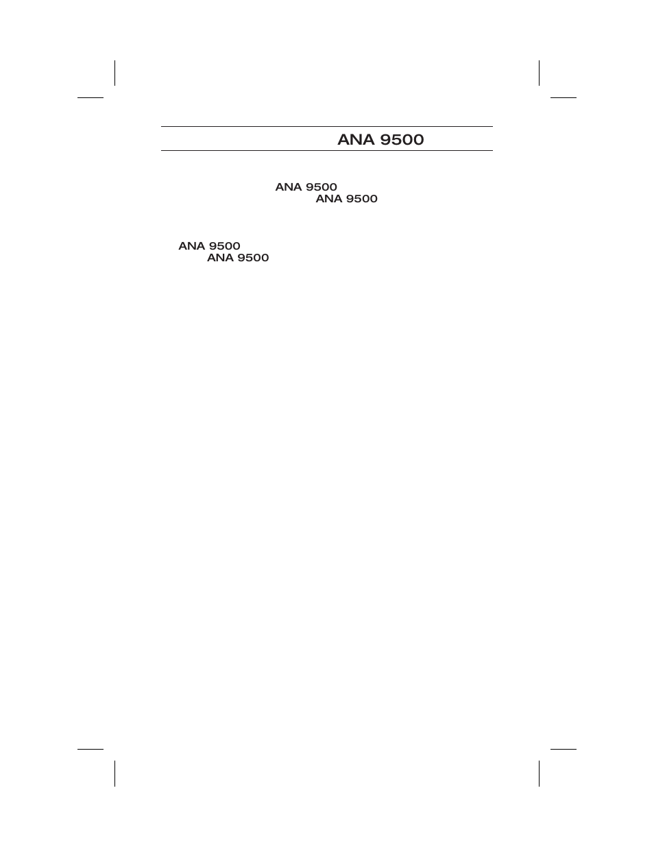 Installing your ana 9500 | Uniden ANA 9500 User Manual | Page 11 / 37