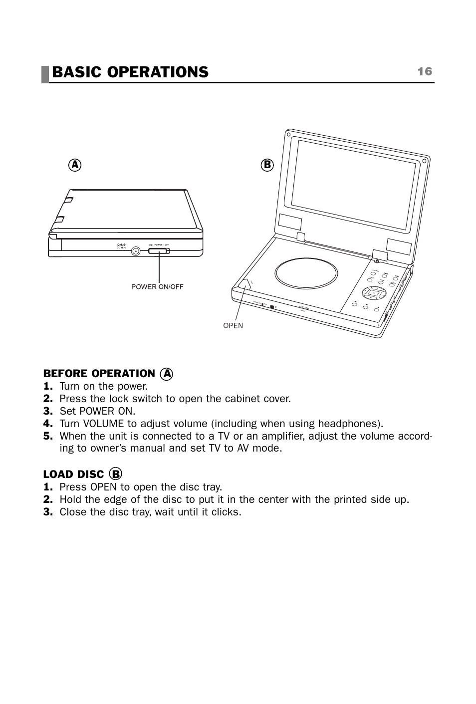 Basic operations | plawa-feinwerktechnik GmbH & Co.KG CINEMAN 7x User Manual | Page 16 / 42