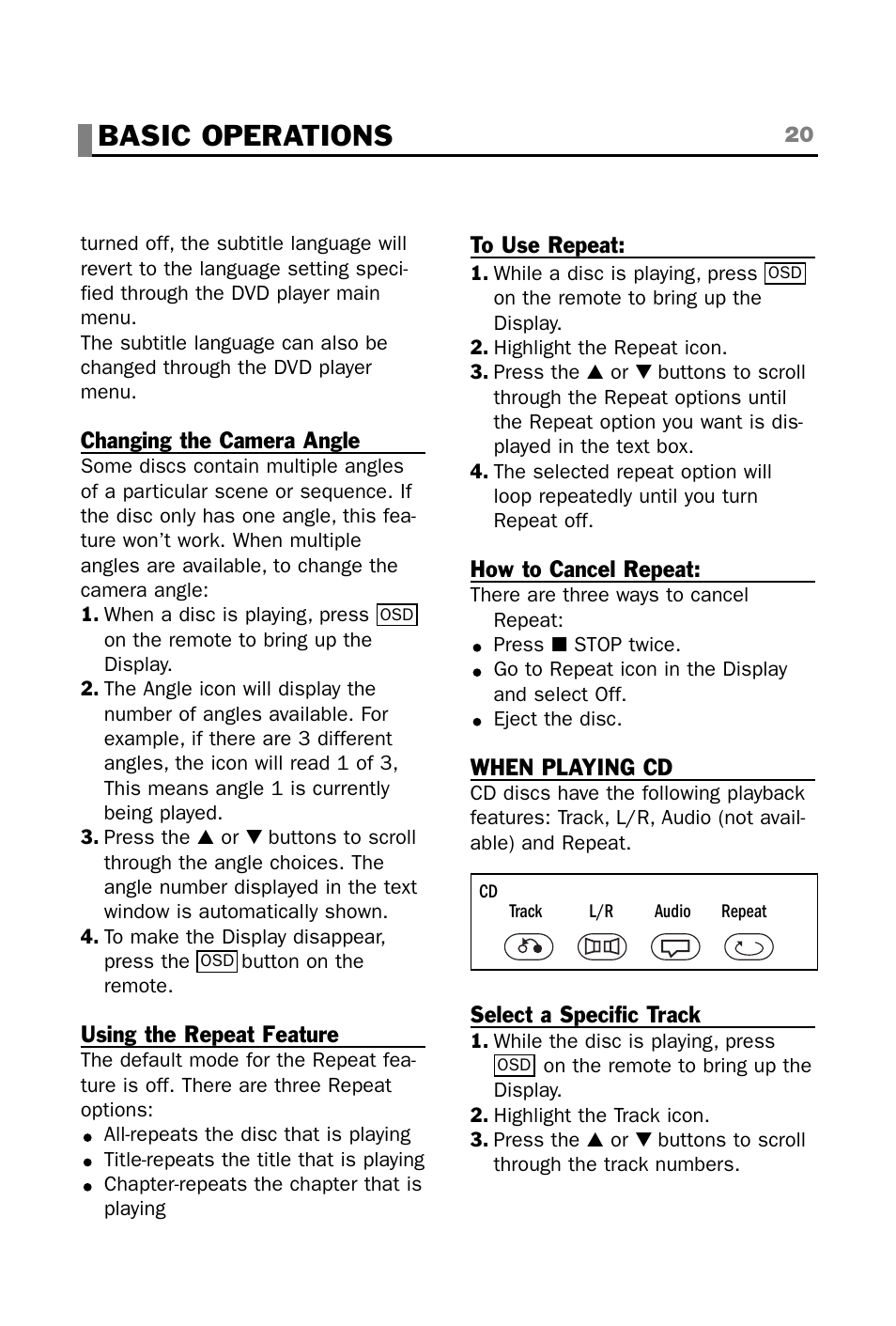 Basic operations | plawa-feinwerktechnik GmbH & Co.KG CINEMAN 7x User Manual | Page 20 / 42