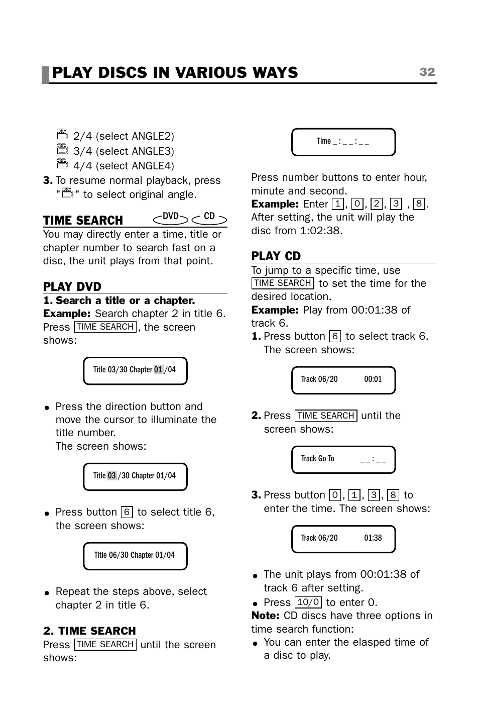 Play discs in various ways | plawa-feinwerktechnik GmbH & Co.KG CINEMAN 7x User Manual | Page 32 / 42