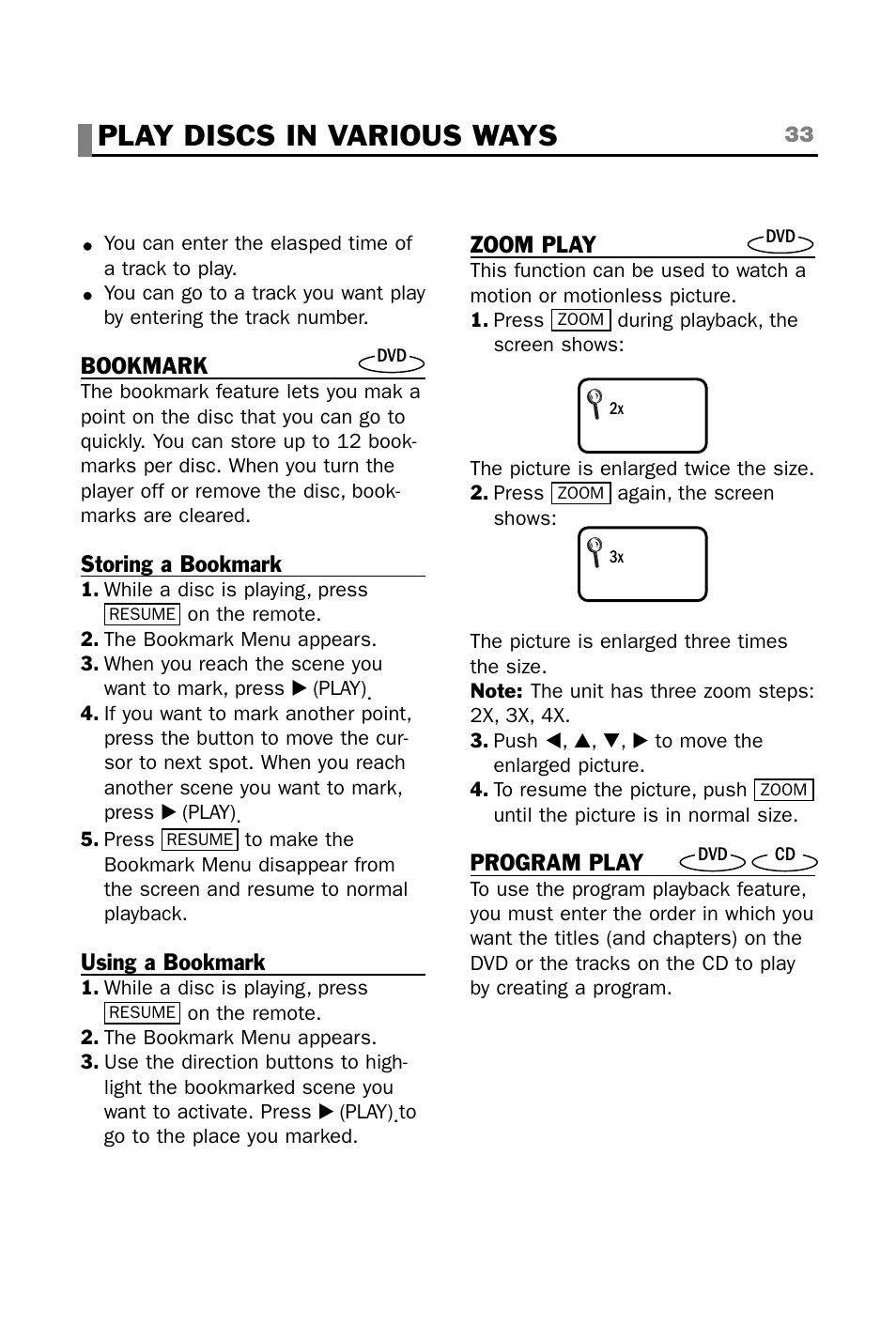 Play discs in various ways | plawa-feinwerktechnik GmbH & Co.KG CINEMAN 7x User Manual | Page 33 / 42